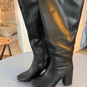Target Black Knee high Boots - wide calf